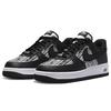 Nike Air Force 1 Dotted Ink Splatter, Dark Shadow Line Slip Resistant Low top Skateboard Shoes Unisex Black Gray DV0788-001(Team366-)