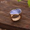 New color love alloy elastic ring, fashionable small and fresh women's simple and versatile heart ring