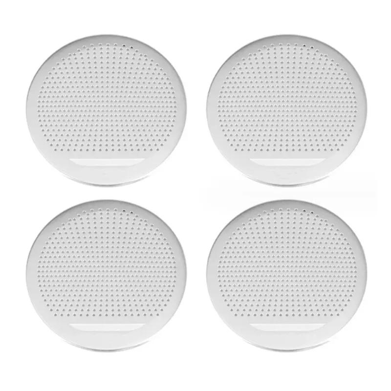 4Pcs Stainless Steel Car Door Speaker Stereo Cover Trim For BMW X5 X6 X3 X4 5GT E70 E71 F25 F26 F07 Auto Para Voiture Interior