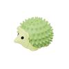 Grünes Igel-Katzen-Spielzeug mit Glöckchen, Interaktiver Kauball für Kätzchen, Langlebiges Gummi-Haustier-Spielzeug für Katzen Geschenk