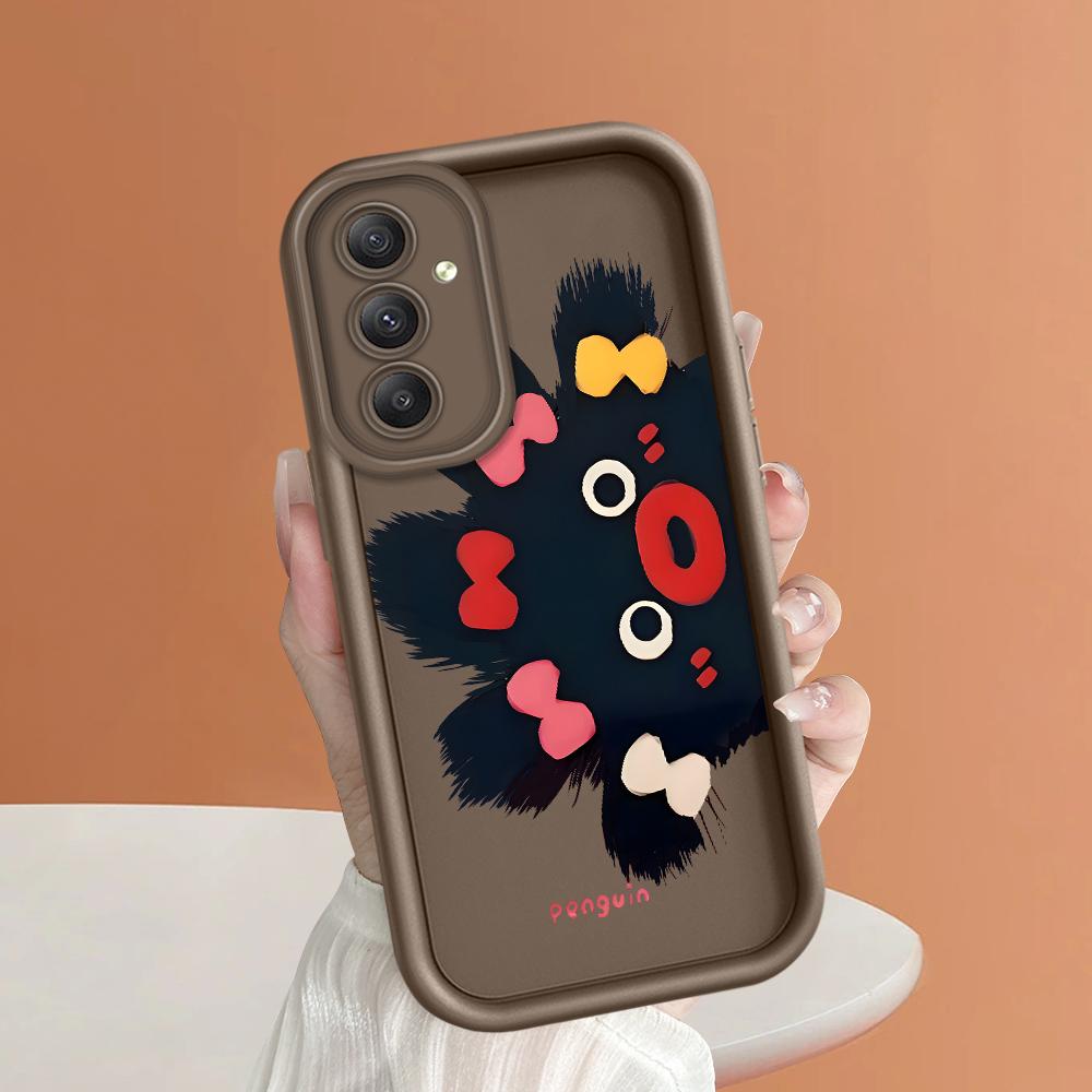 

Мягкий силиконовый квадратный чехол с рисунком лестницы для телефона, полное покрытие, противоударный защитный резиновый чехол для камеры для Samsung Samsung S22 Ultra 5G коричневый