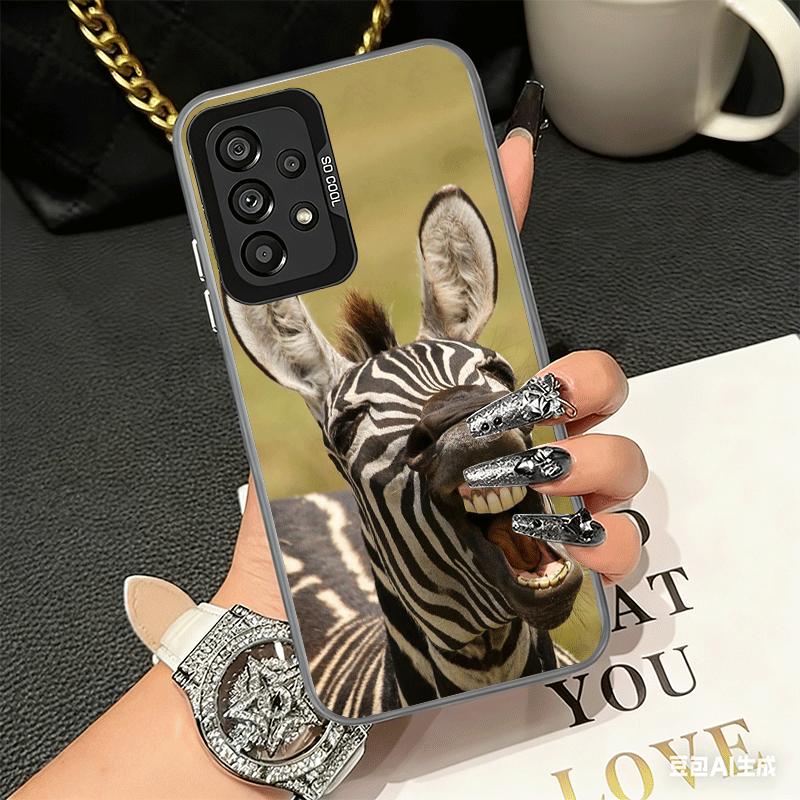 Funny Donkey Animal Shockproof Phone Case for Samsung A17 A16 A15 A14 A37 A57 A36 A56 A26 A35 A55 A25 A34 A54 A24 A13 A23 A33 A5