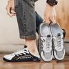 Fashion Men Slippers 2025 Summer Trendy Men Flat Bottom Casual Shoes Soft Sole Men Sneakers Outdoor Half Slippers Zapatos De Hombre
