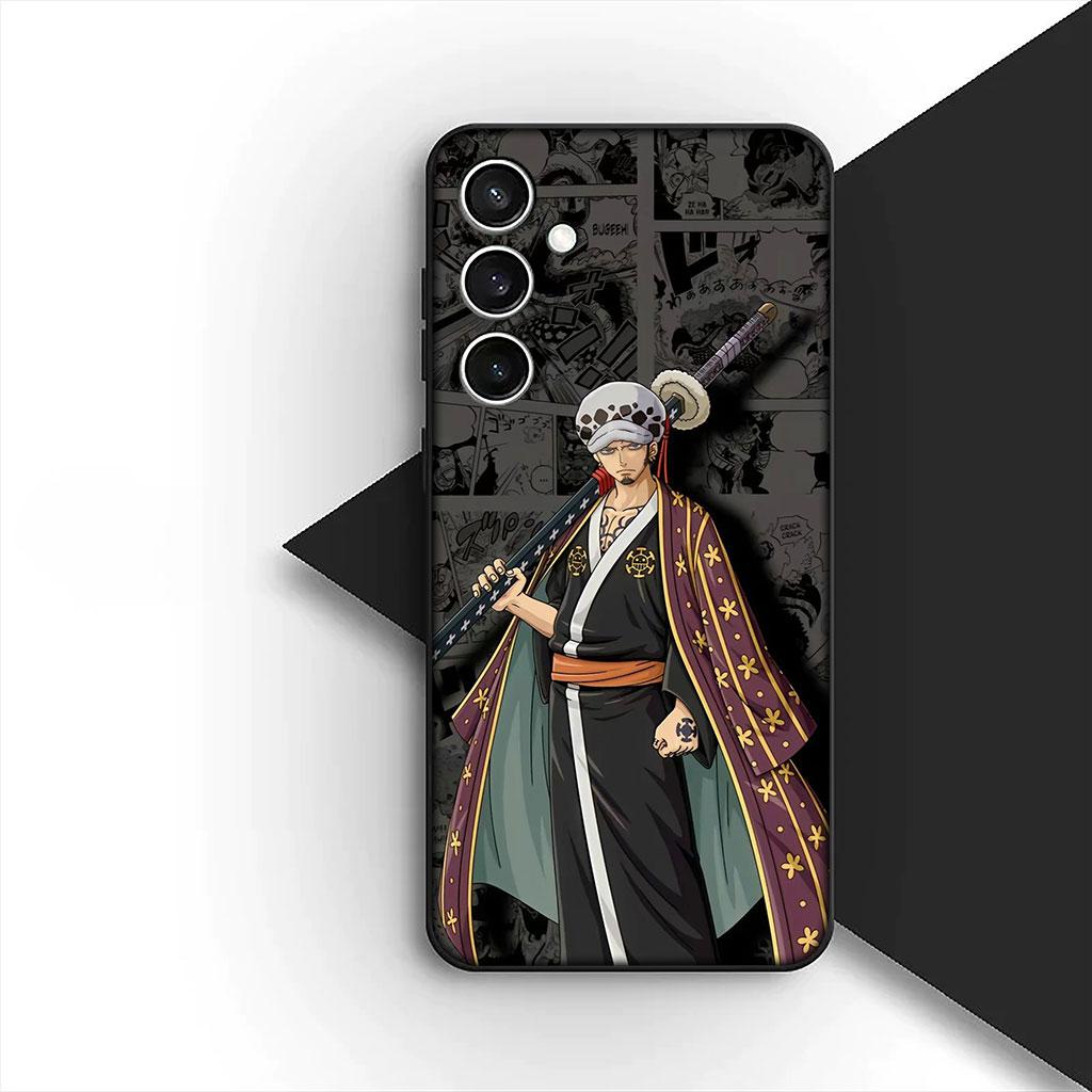 Cover for Motorola Moto G22 G23 G32 G53 G60 G72 G64 G20 G8 G9 Plus Power E13 E20 E32 Case Trafalgar D Water Law One Pieces Luffy