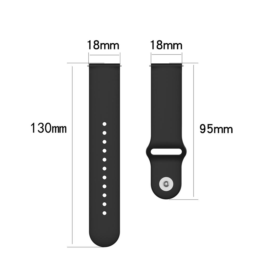 Solid Color Silicone Adjustable Watch Band Strap Replacement for Huawei Watch Fit