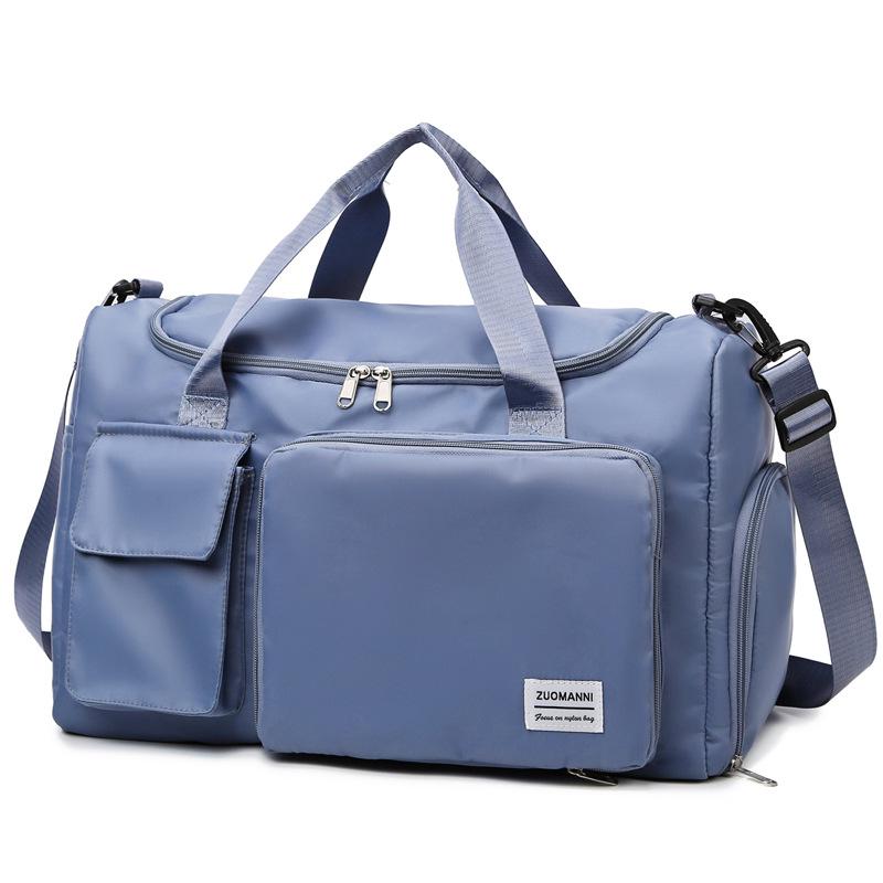 Women's Waterproof Yoga Fitness and Travel Bag - Versatile, Large Capacity, Handheld or Over-the-Shoulder, Fits On Luggage Trolley