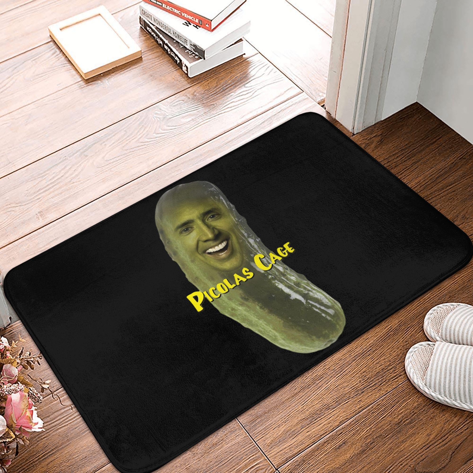 

Funny Nicolas Cage Rabbit Meme Doormat Non-Slip Bath Kitchen Mat Toilet Door Floor Entrance Carpet Rug 40cmx60cm