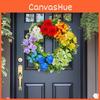 Flower Artificial Colorful Garland Door Hanging Decoration Festive Venue Prop