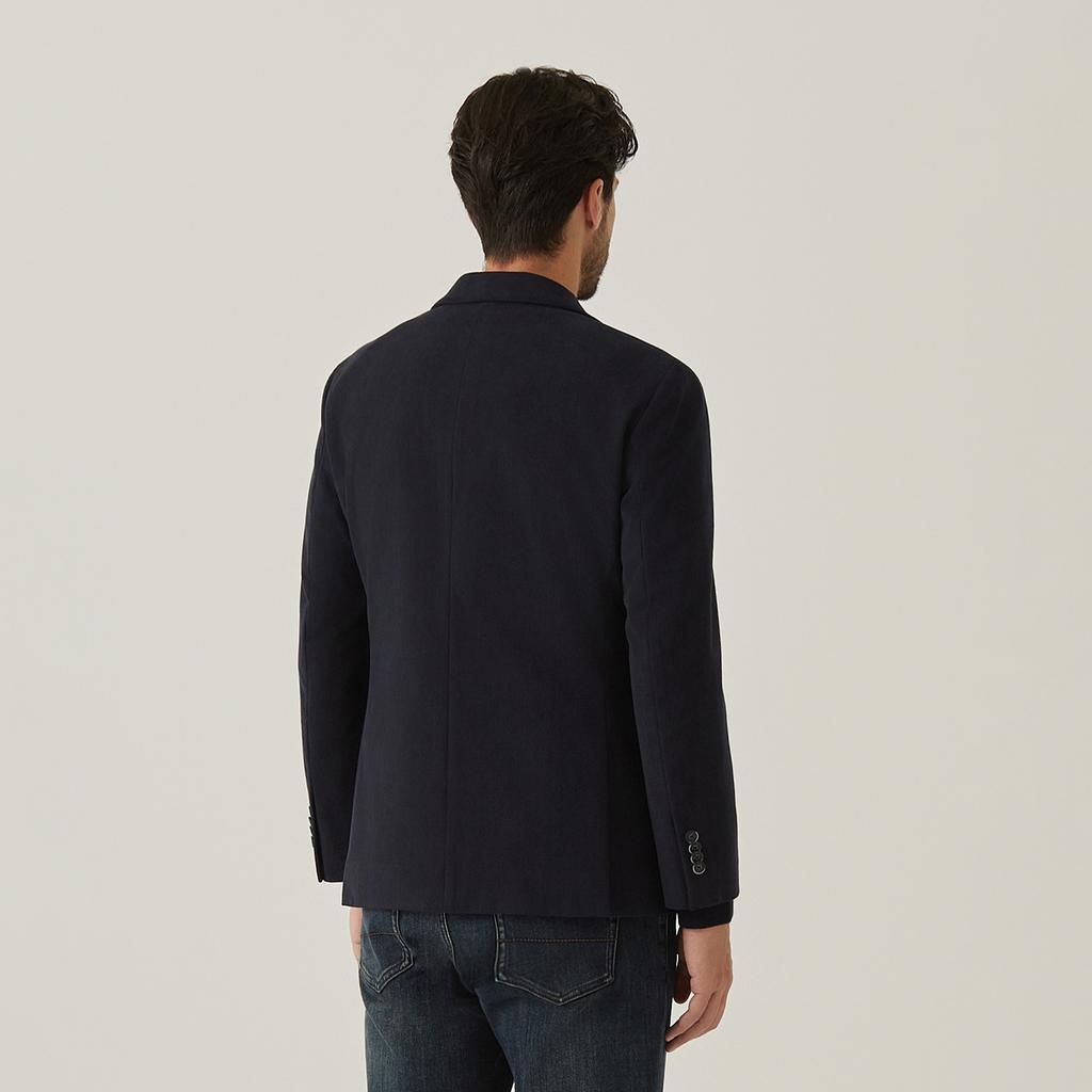 Ferraromilano Poly Corduroy Setup Jacket Navy (Am0Ejk40349)