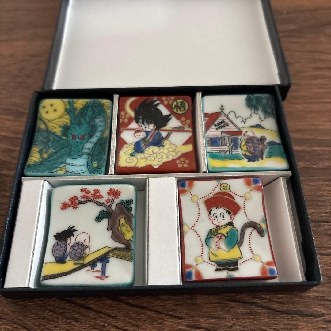 Dragon Ball Kutani Ware Chopstick Rest Set Limited