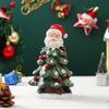 Christmas Figurines Santa Claus Tree Cute Home Decor Small Handcrafted Holiday Ornaments For Adults Kids Living Room Bedroom