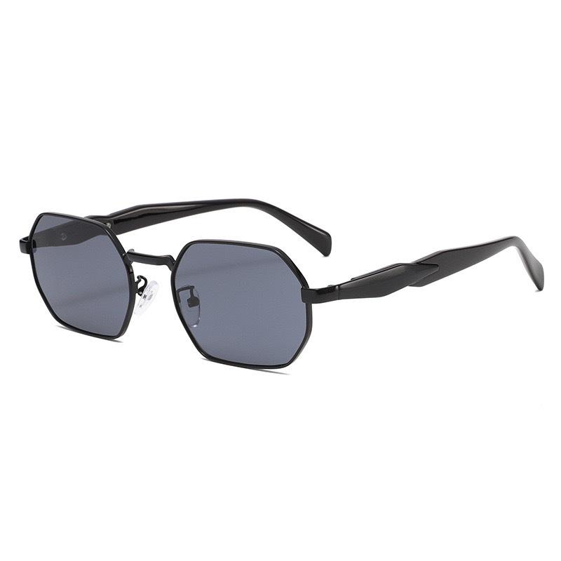 Arc de Triomphe Oval Metal Sunglasses: Women's Fashionable Street Style Sunshade Glasses