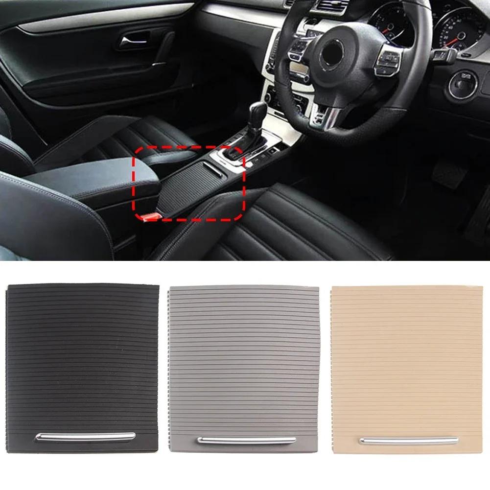 For VW Passat B6 B7 CC Car Armrest Center Console Drink Cup Holder Roller Cover Water Cup Holder Panel Cap Replacement