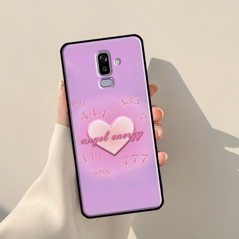 Ins Style Spiritual Angel Energy Hippie Cover For Samsung Galaxy J4 J6 Plus 2018 A6 A7 A8 A9 J8 J1 2016 A3 A5 J3 J7 J5 2017 Case