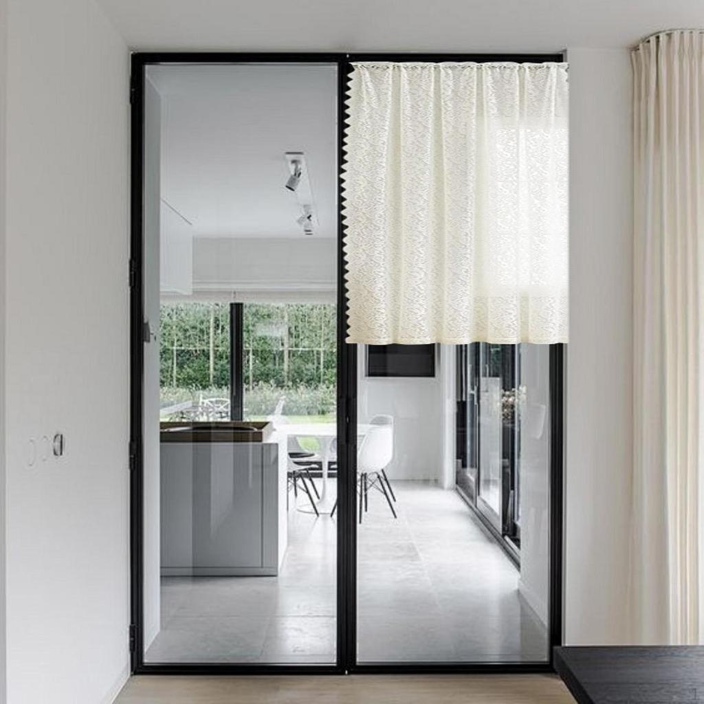 Bedroom Lace Curtain Drop Net Car Ties Breathable Floral Panel Window Boiled Drapes Wedding