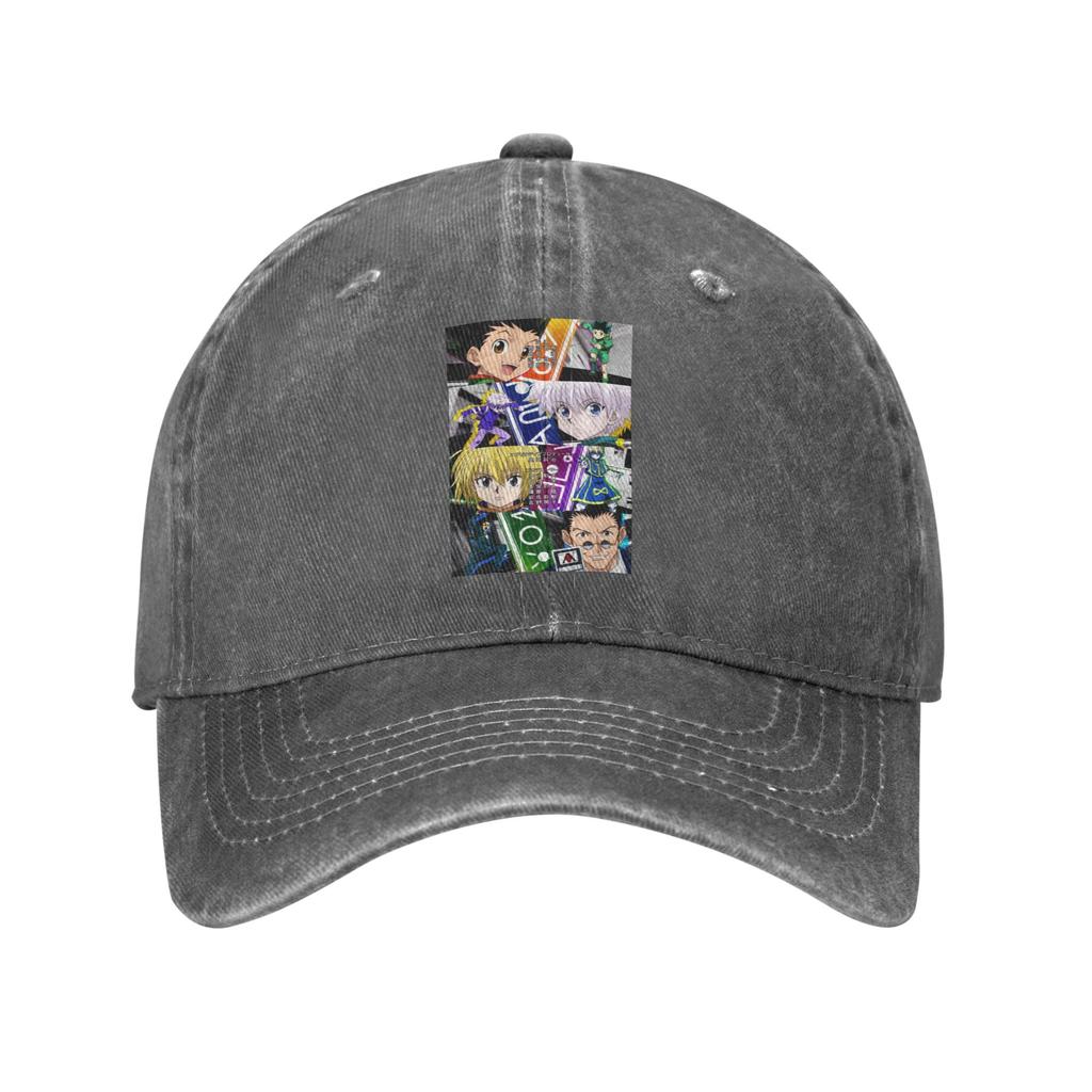 Anime HXH Hunter x Hunter Denim Cap Casual Baseball Caps Adjustable Hat Summer Unisex Baseball Hats