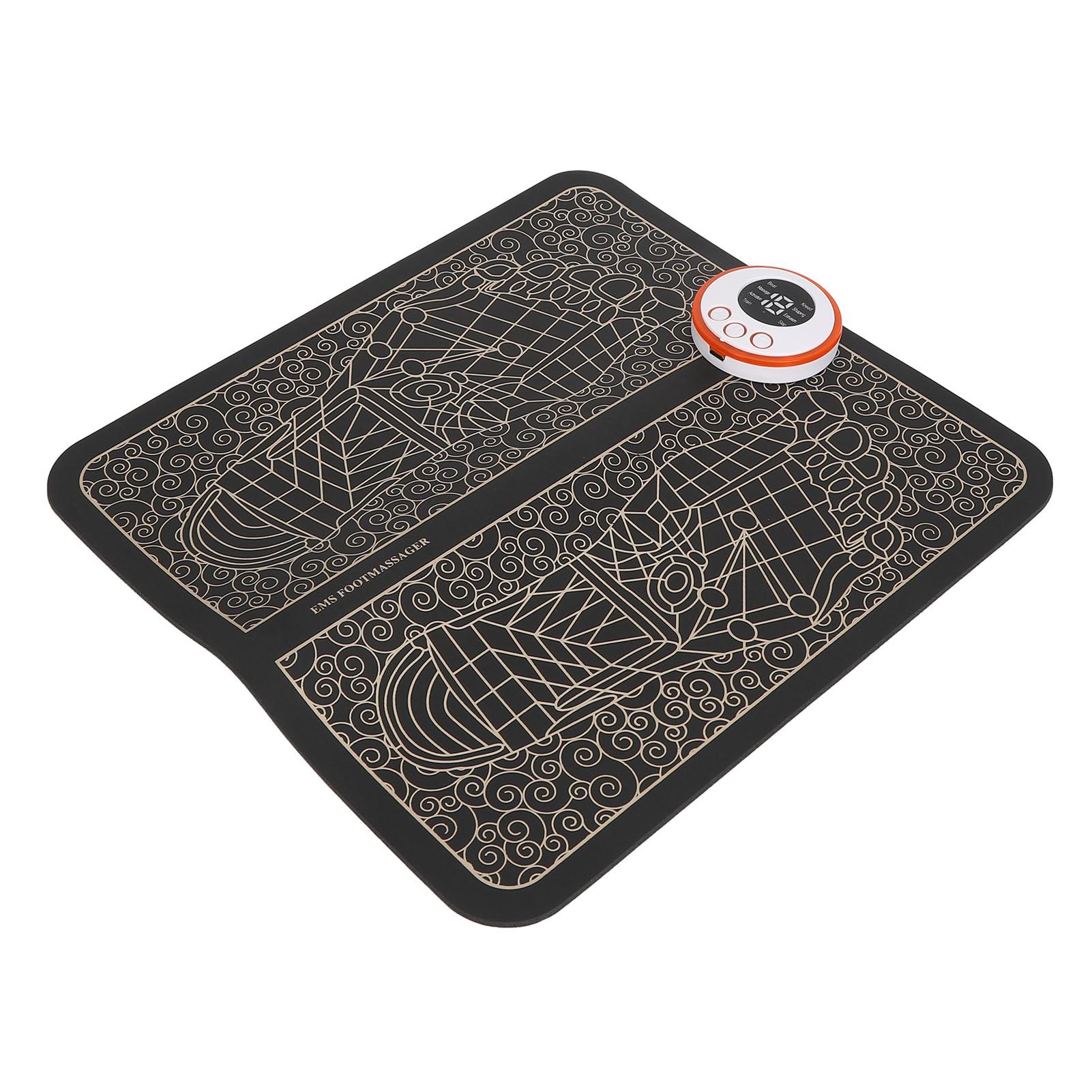 

Электрический массажер для ног, ЖК-экран, искусственная кожа, 8 режимов, 19 сильных сторон, точечный массажер для ног