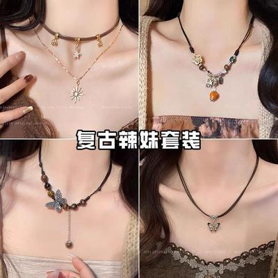 Retro Zen Necklace, Versatile Femininity, Niche Ethnic Collarbone Chain, Ancient Design Accessories