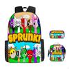 3 Piece Kids Backpack Cute Lightweight School for Boys Children