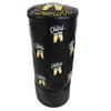 Golf Club Headcover Cylinder Style Durable PU Leather Material Protective Golf Driver Cover with Embroidered Cheers Design for Club Protection