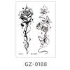 Elegant Black Tattoo Stickers Long-lasting Flower Tattoo Stickers  Festival