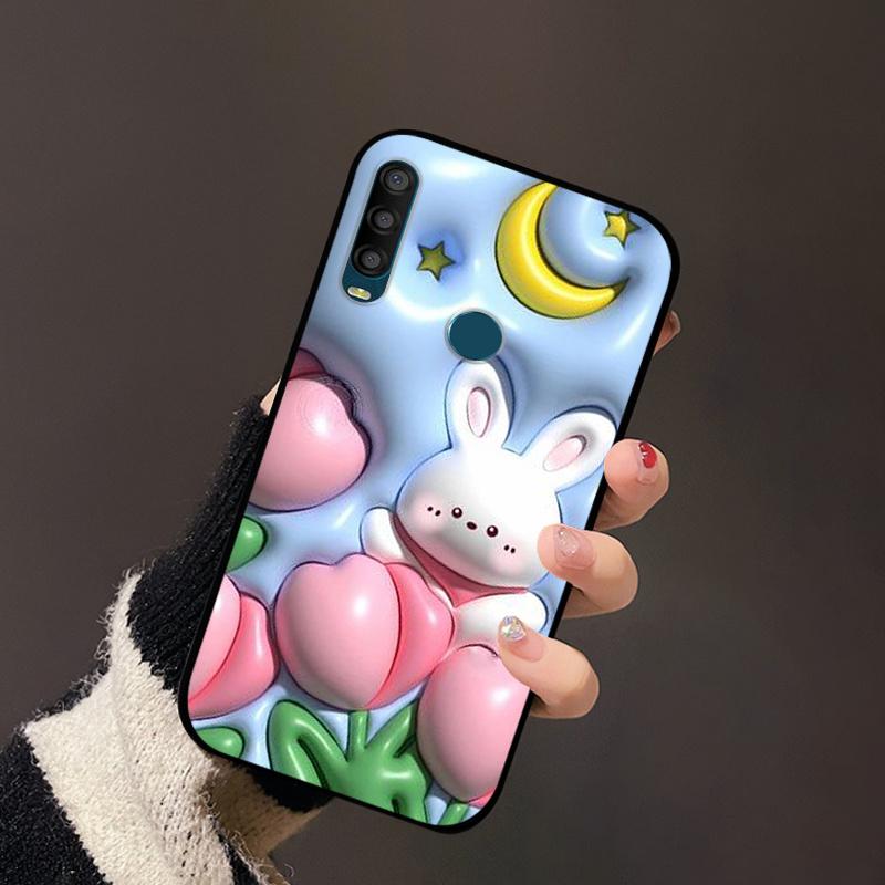 Phone Cover For Alcatel 1SE 2020 Case 5030F 5030U Silicone Soft Painted Cute TPU Coque For Alcatel 1SE Light Fundas 4087U Capa