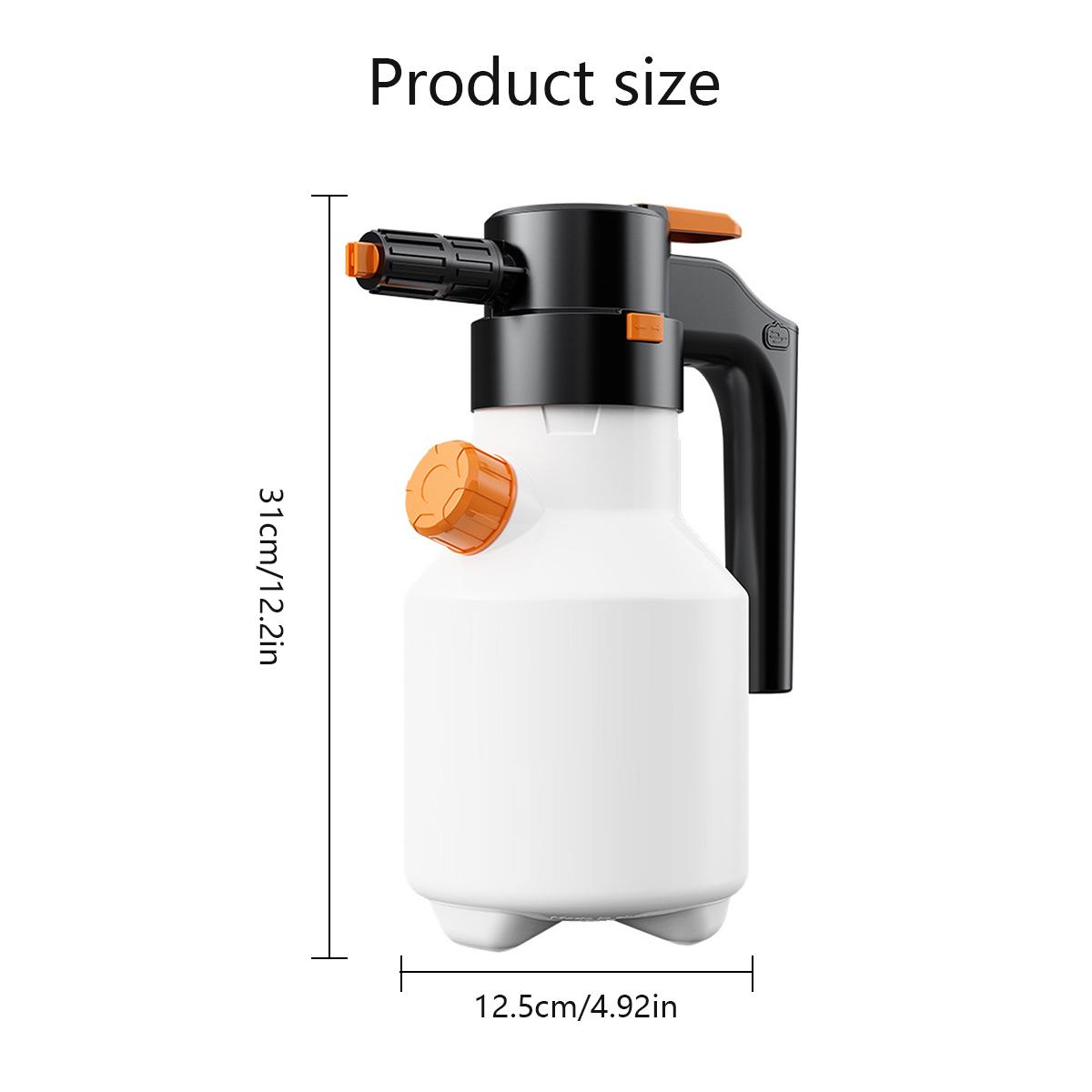 

2L Foam Spray Gun High Pressure Car Wash Foam Cannon with Adjustable Nozzle for Gardening Household Cleaning Handheld