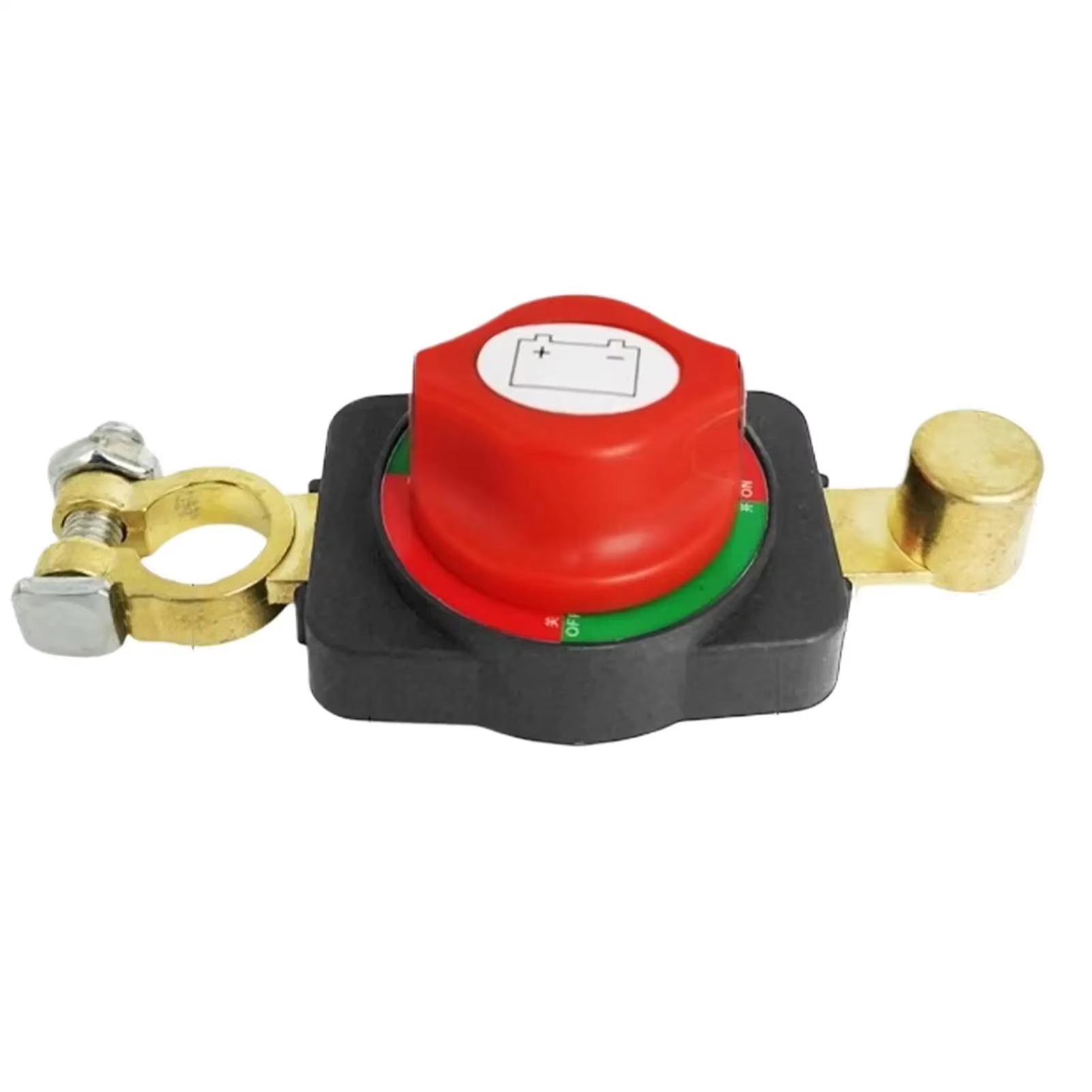 

Universal Car Battery Disconnect Switch Manual Circuit Breaker Anti-Power Off Leakage Protector Universal Auto Parts 12V-24V