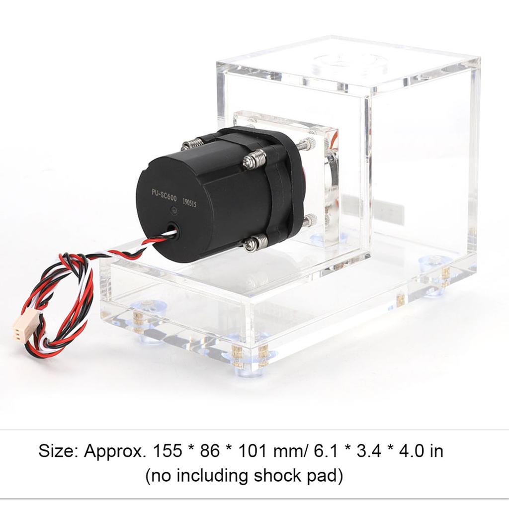 Full Transparent Integrated 600ML PC Cooled Acrylic Water Cooling 600LCelsiusH