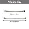 Toilet Connector Braided Stainless Steel Toilet Hose Toilet Water Supply Line 3/8inch To 1/2inch Flexible Toilet Hose