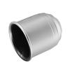 uxcell Trailer Hitch Ball Cover Waterproof Dustproof for Car Trailer RV Boat Universal 50mm Inner Diameter Silver Tone 2pcs