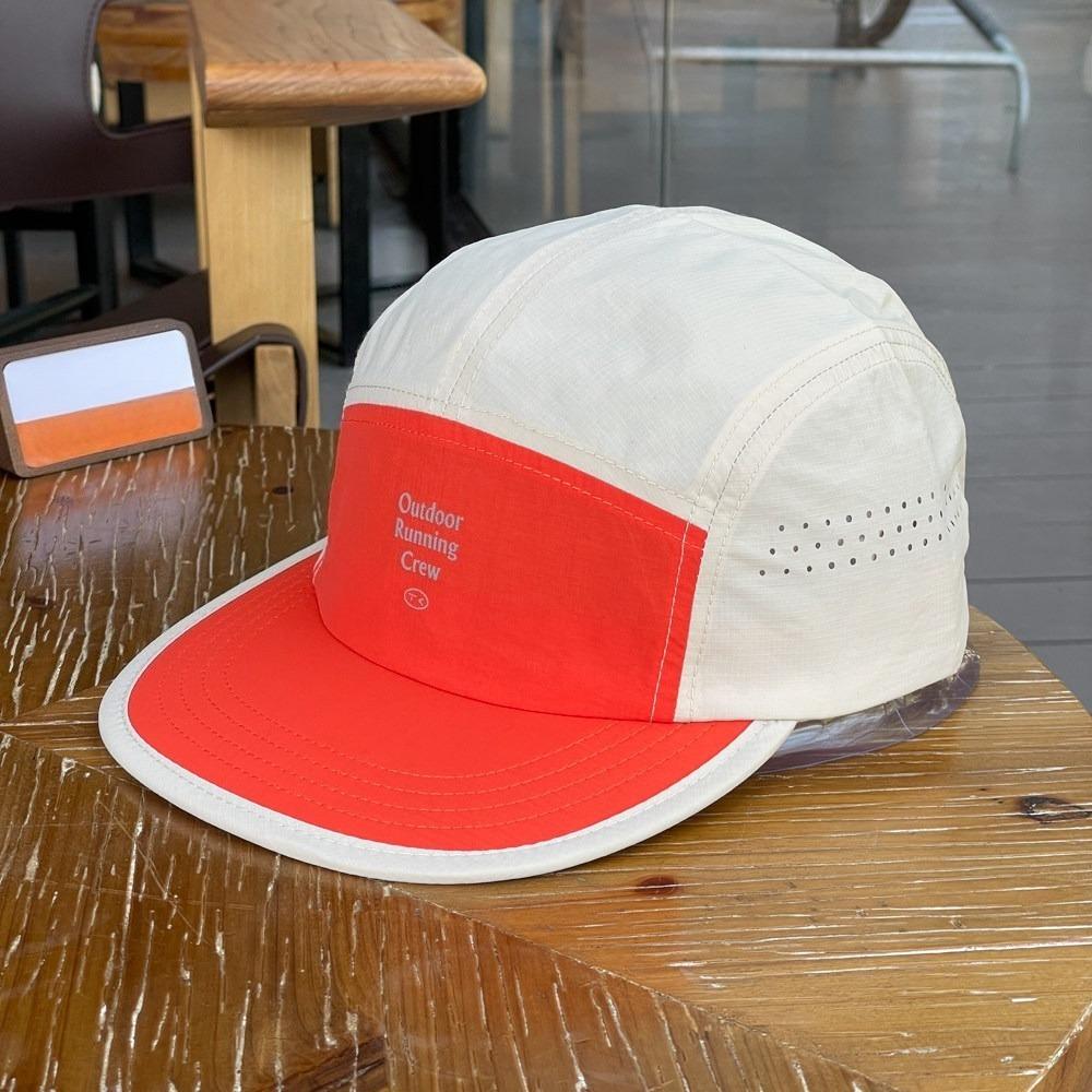 Color Block 5-Panel Baseballkappe - Gestickter Buchstabe Schnelltrocknend Netzatmungsaktiv Sportkappe, Mode Lässig Leichtgewicht Tragehut