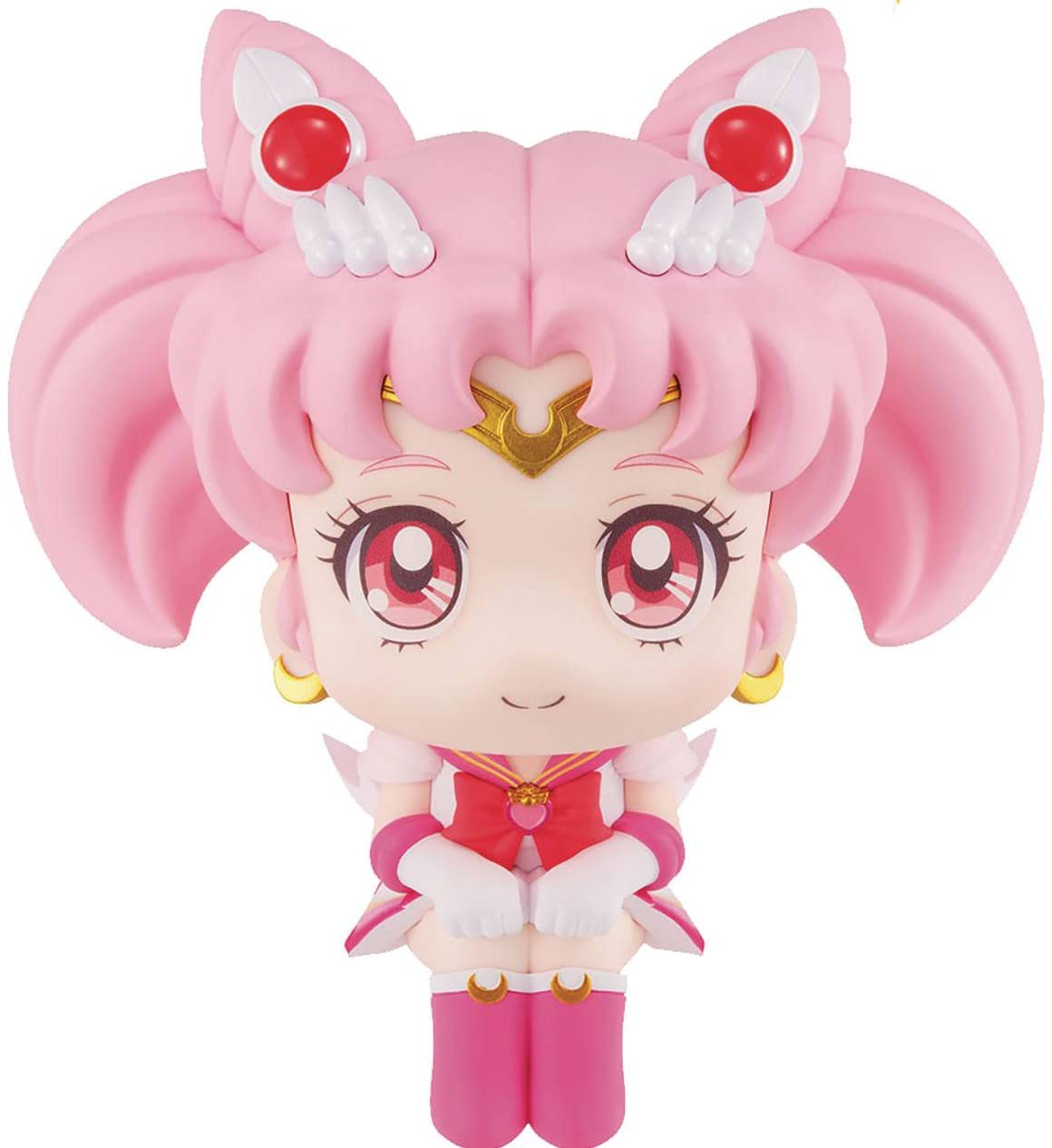 

Rukappu Pretty Guardian Sailor Moon Super Sailor Chibi Moon Примерно 110 мм ПВХ Раскрашенная Готовая Фигурка