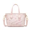 New Disney Mickey PU Crossbody Handbag Women's Pink/Ecru DHF41374-A