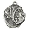 Fila Brasileiro, Brazilian Mastiff - Silver-Plated Keychain With a Dog, Handbag Ornament, Backpack Charm by Art-Dog