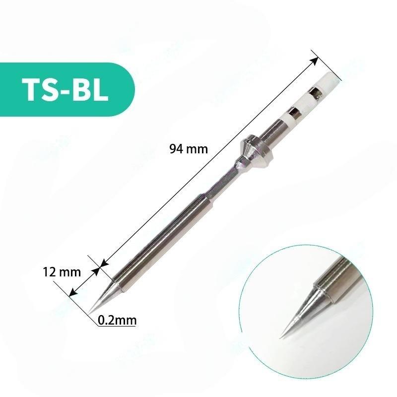 TS Series Soldering Iron Heads Anti-Oxidation Wear Resistant TS-K KU ILS C4 JL02 BC2 Fit TS100 Pine64 for Electronic Maintenance