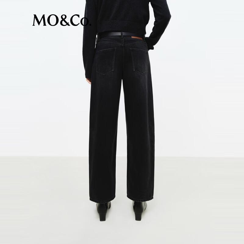 MO&Co. Women's Cropped Low-Waist Denim Jeans