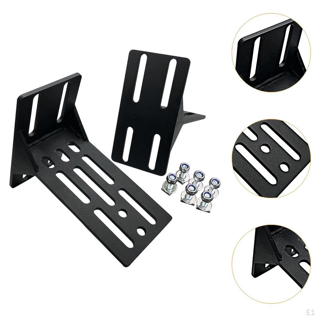2x Awning Bracket L Shape Installation Kit Accessories Repair Part Attachment Sturdy Heavy