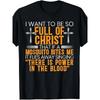 European Sizes Funny Christian Religious Servant Of God Faithful  Tees Men's Soft Breathable Shirt - Black Crew Neck Casual Wear