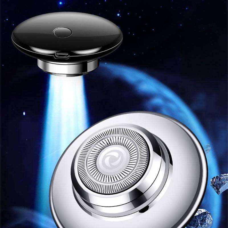 Portable Men Electric Shaver IPX7 Waterproof Lightweight Rechargeable Facials Hair Trimmer For Travel And Daily Grooming