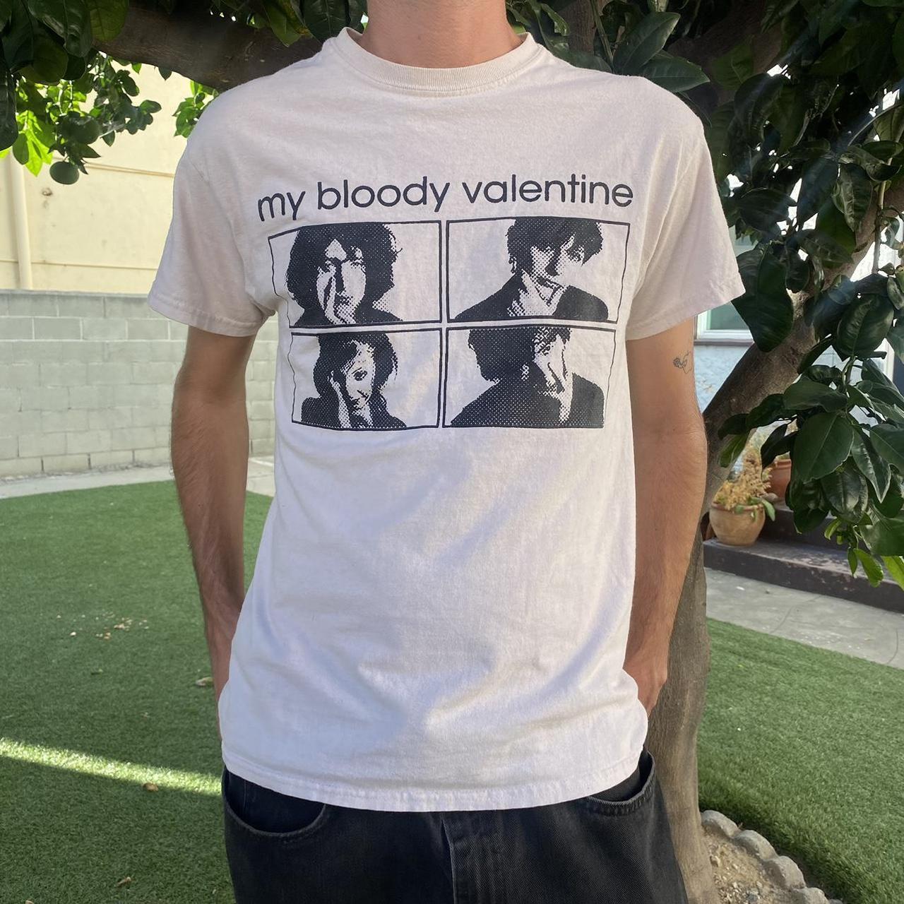 My Bloody Valentine White Short Sleeve Cotton T-shirt Unisex S5XL VN2369 XXXXL