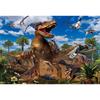 [Made In Japan] Beverly 80 Piece Jigsaw Puzzle Learn Jigsaw Puzzle Tyrannosaurus VS Velociraptor (26 X 38cm) 80-002