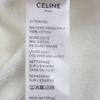 Celine Hoodie White Cotton Mens S 2Y753670Q Used