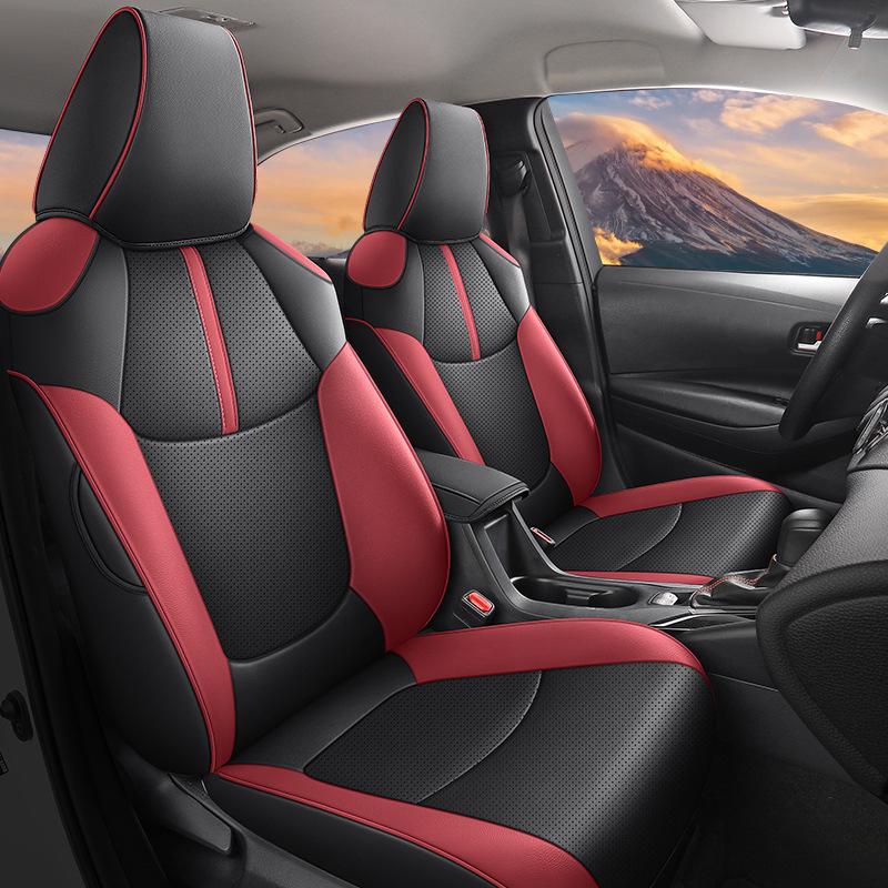 Corolla-Specific One-Piece Leather Seat Cover & Cushion