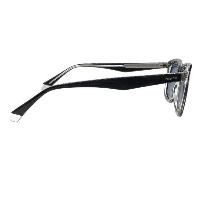 Used Polaroid PLD 2104/S/X 7C5C3 5521 150 100 Sunglasses Eyewear Square Frame Logo Black Navy Polaroid