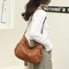 Luxurious Retro Soft Leather Autumn New Women's Shoulder Bag Solid Color Casual High Women's Crossbody Bag