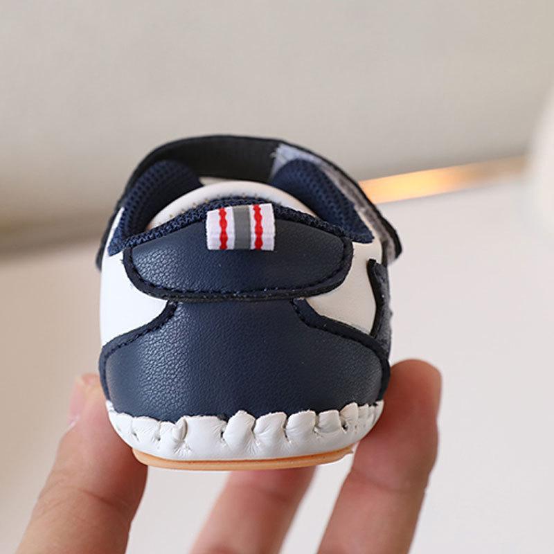 Spring and Autumn New 0-1 Year Old Boys and Girls Baby Soft Sole White Shoes 2-7-13 Month Newborn Toddler Shoes