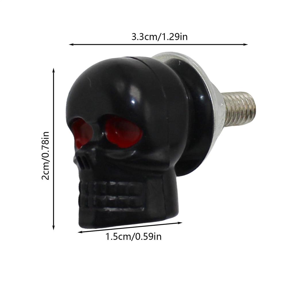 Kennzeichenschrauben, 4 Farben, Dekoration für Autokennzeichen, Schrauben für Außenteile, Diebstahlschutz