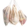 3Pcs/set Reusable Mesh Produce Bags Premium Polyester Washable Mesh Bags for Vegetables Fruits Toys