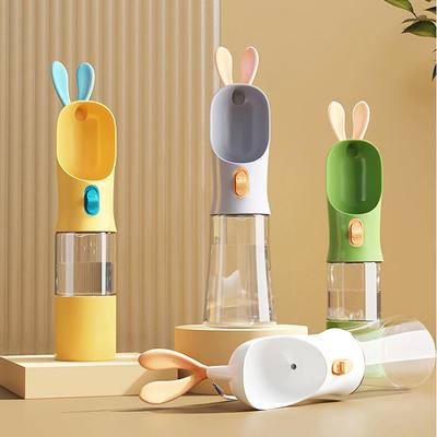 Portable 400ml Cat Dog Outdoor Drinking Bottle Water Grain Carrying Bottle Puppy Travel Drinking Bottle Drinking Bowl